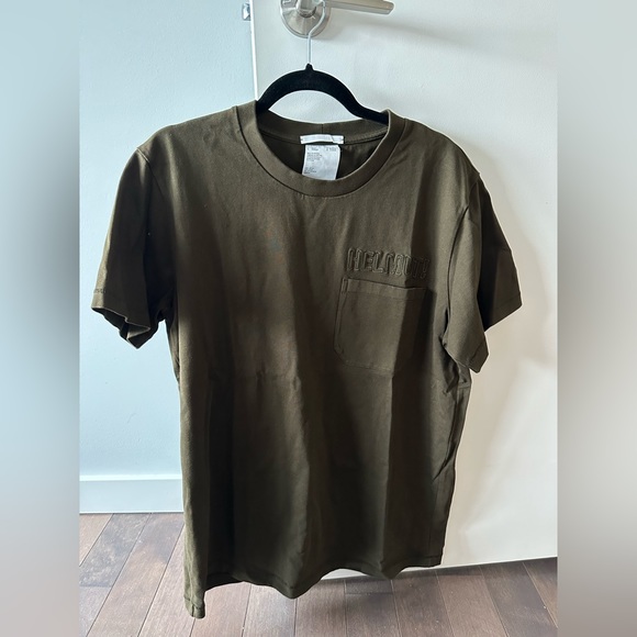 Helmet Lang Army Green T-shirt (unisex) - Picture 2 of 5